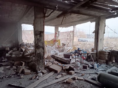 В селе Зовуни в мастерской по установке газовых баллонов прогремел взрыв