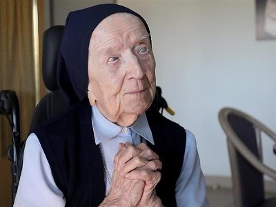 AFP: The planet's oldest resident, Sister André, dies aged 118