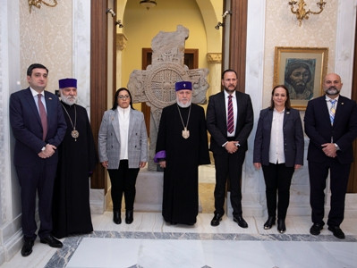 Ամենայն Հայոց Կաթողիկոսն ընդունել է Մեքսիկա-Հայաստան բարեկամական խմբի պատվիրակությանը