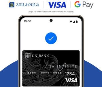 Unibank launches Google Pay support for card users in Armenia