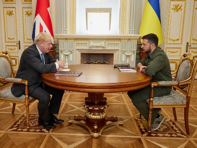 Boris Johnson visits Ukraine, meets with Zelenskyy