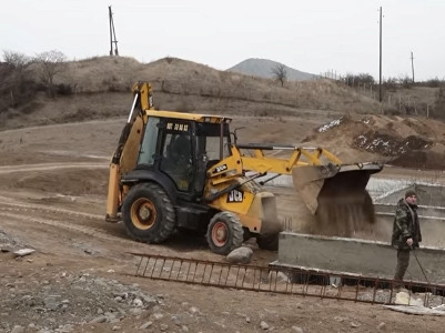 New village district construction continues in Azerbaijani blockaded Karabakh