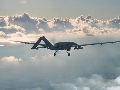 Turkish company Baykar presents Ukraine with two Bayraktar TB2 drones