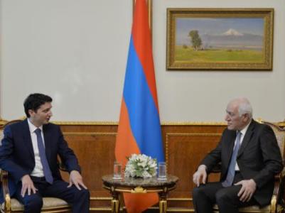 Նախագահն ընդունել է ֆինանսների նախարարին. քննարկել են ֆինանսատնտեսական ոլորտում նախատեսվող ծրագրերն ու միջոցառումները