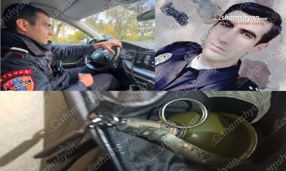 В Ереване пьяный водитель с гранатой устроил гонки с патрульными