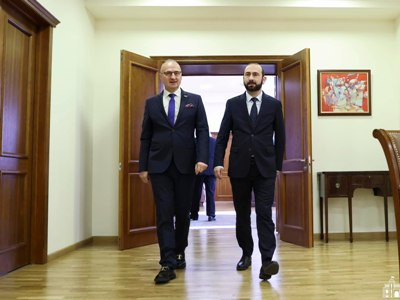 Armenia, Croatia FMs’ tete-a-tete meeting kicks off (PHOTOS)