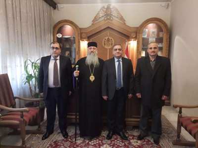 Դեսպան Գևորգյանը և Բերիո Հայոց թեմի առաջնորդը քննարկել են երկրաշարժից տուժած Հալեպի հայ համայնքի խնդիրները