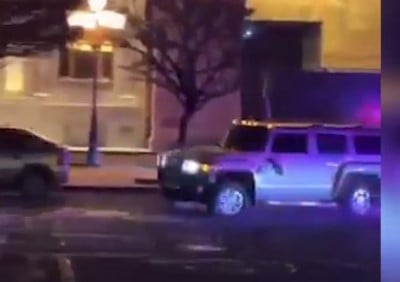 В Армении полицейские задержали 25-летнего водителя марки Hummer