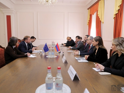 Armenia-Turkey relations’ normalization process discussed at meeting with CoE Deputy Secretary General