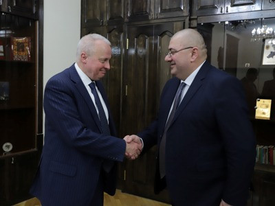 Губернатор Ширакской области принял делегацию во главе с послом РФ