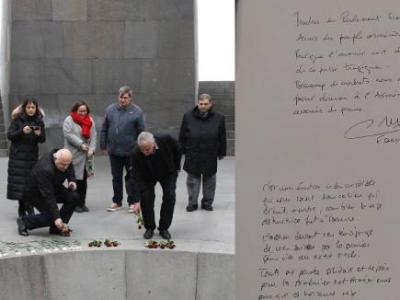 MEPs visits Armenian Genocide Memorial
