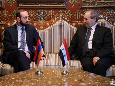 Armenian and Syrian Foreign Ministers discuss cooperation issues