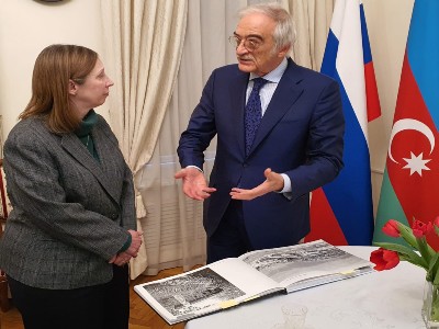 Azerbaijani ambassador to Russia and former U.S. ambassador to Armenia discussed Armenian-Azerbaijani relations