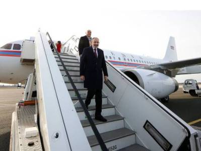 Armenia’s Pashinyan arrives in Berlin