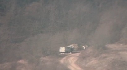 Karabakh police post video showing Azerbaijani sabotage group attack on Artsakh police vehicle