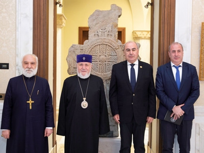Ամենայն Հայոց Կաթողիկոսն ընդունեց ՀՀ-ում Վրաստանի Հանրապետության նորանշանակ դեսպանին