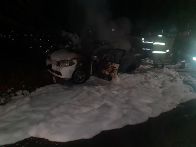 В Горисе в автомобиле взорвался газовый баллон: есть пострадавшие