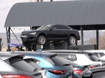 Очередь из импортируемых автомобилей на таможне в Гюмри достигает нескольких километров