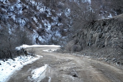 «Մեղրու սար» կոչվող հատվածում ձյուն է տեղում
