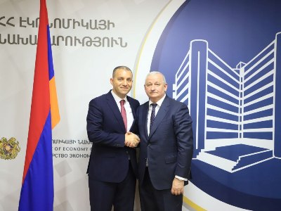 Министр экономики Армении и вице-премьер Белорусии обсудили возможность создания совместных предприятий