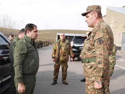 Папикян посетил юго-восточную приграничную зону Армении
