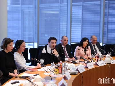Armenia parliament speaker in Germany: It is no longer safe for us in our region