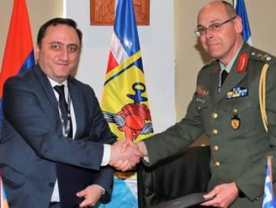 Armenia, Greece sign new military cooperation program