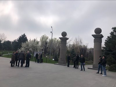 “Armenia” faction MPs visited Yerablur Military Pantheon to pay respect to soldiers fallen in 2016 Nagorno-Karabakh war