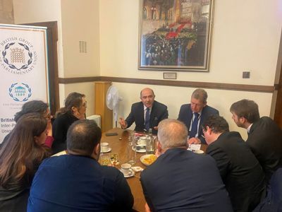 Armenia ambassador-at-large visits UK MFA and parliament, briefs on peace treaty negotiation process (PHOTOS)