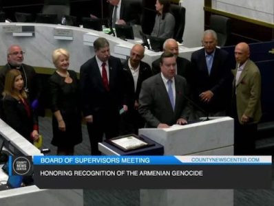 San Diego designates April 24 as Armenian Genocide Remembrance Day