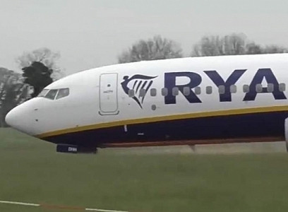 Ryanair ավիաընկերության ինքնաթիռը Դուբլինում վայրէջք կատարելիս «քթով» է արգելակել