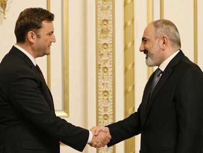Armenia PM to Bujar Osmani: This visit is good opportunity to get familiarized with complicated situation