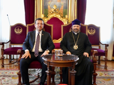 Istanbul mayor visits Armenian Patriarchate of Constantinople, meets with patriarch