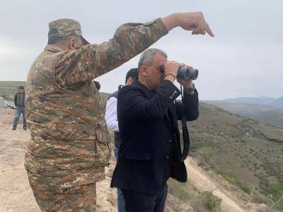 Loucas Fourlas visits border regions of Armenia’s Syunik province