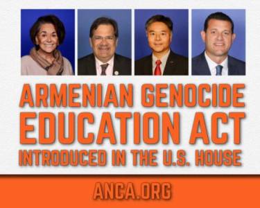 US Congress members re-introduce Armenian Genocide Education Act to House of Representatives