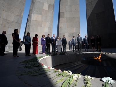 Pelosi: Last year our delegation had solemn honor to visit Armenian Genocide Memorial