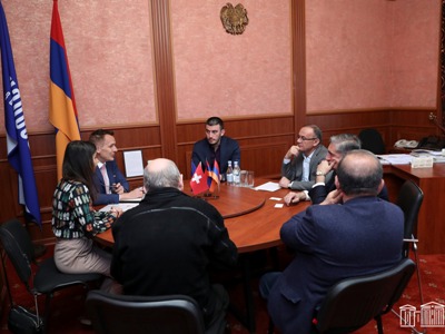 Реализация права народа Арцаха на самоопределение: Сейран Оганян провел встречу с послом Швейцарии