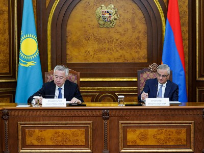 В Ереване состоялось 9-е заседание межправительственной комиссии по армяно-казахстанскому экономическому сотрудничеству