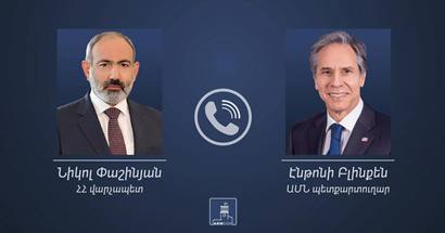 Armenian PM’s call with Blinken