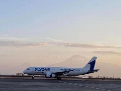 Самолет компании Flyone Armenia, летевший из Парижа в Ереван, совершил вынужденную посадку в Кишиневе