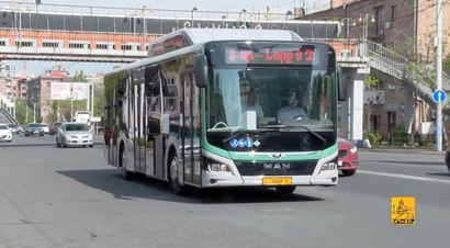 Новая партия 12-метровых автобусов «MAN» будет обслуживать три маршрута в Ереване