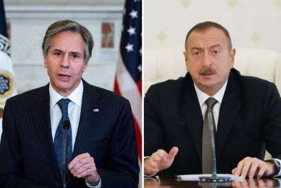 Blinken tells Aliyev deep US concern over Azerbaijan’s establishment of checkpoint on Lachin corridor