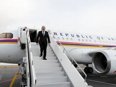 Armenia PM arrives in Czech Republic on official visit