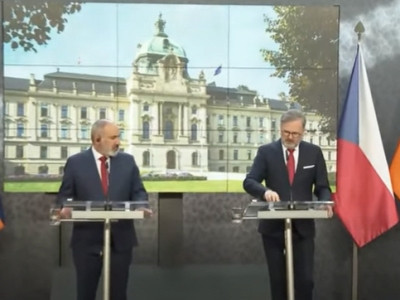 Armenia, Czech Republic PMs are asked whether sanctions should be imposed on Azerbaijan