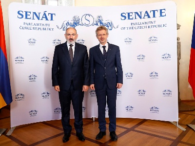 Armenia premier briefs Czech Republic Senate speaker on crisis caused by Lachin corridor closure