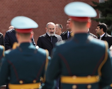Armenia’s Pashinyan in Moscow, attends Victory Day anniversary military parade (PHOTOS)
