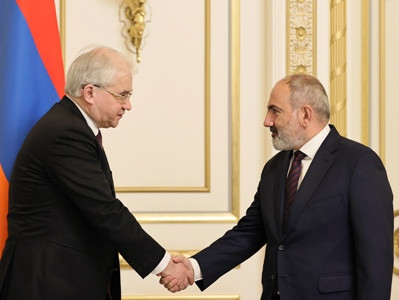 Armenia premier, OSCE Minsk Group Russia co-chair discuss Karabakh issue