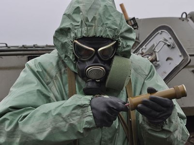 Специалисты РХБ защиты военной базы РФ в Армении провели занятия с личным составом