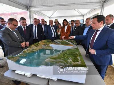 В Ширакской области началось строительство Капского водохранилища