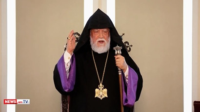 Մենք Արցախի անկախության, ինքնորոշման իրավունքի  հետ ենք. Արամ Ա Կաթողիկոսի ուղերձը